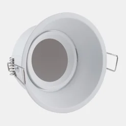 Indbygningslampe Slim Trim, hvid, Ø 9,4 cm, IP20, aluminium, GU10^Searchlight Discount