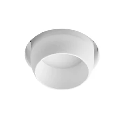 TECNICO by Sforzin Indbygningsspot Lelanto, hvid, gips, Ø 10 cm, GU10