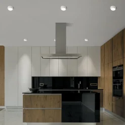 TECNICO by Sforzin Indbygningsspot Lelanto, hvid, gips, Ø 10 cm, GU10