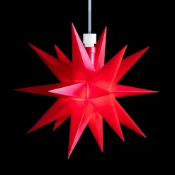 STERNTALER Indendørs dekostjerne 18 takker, Ø 12 cm, rød