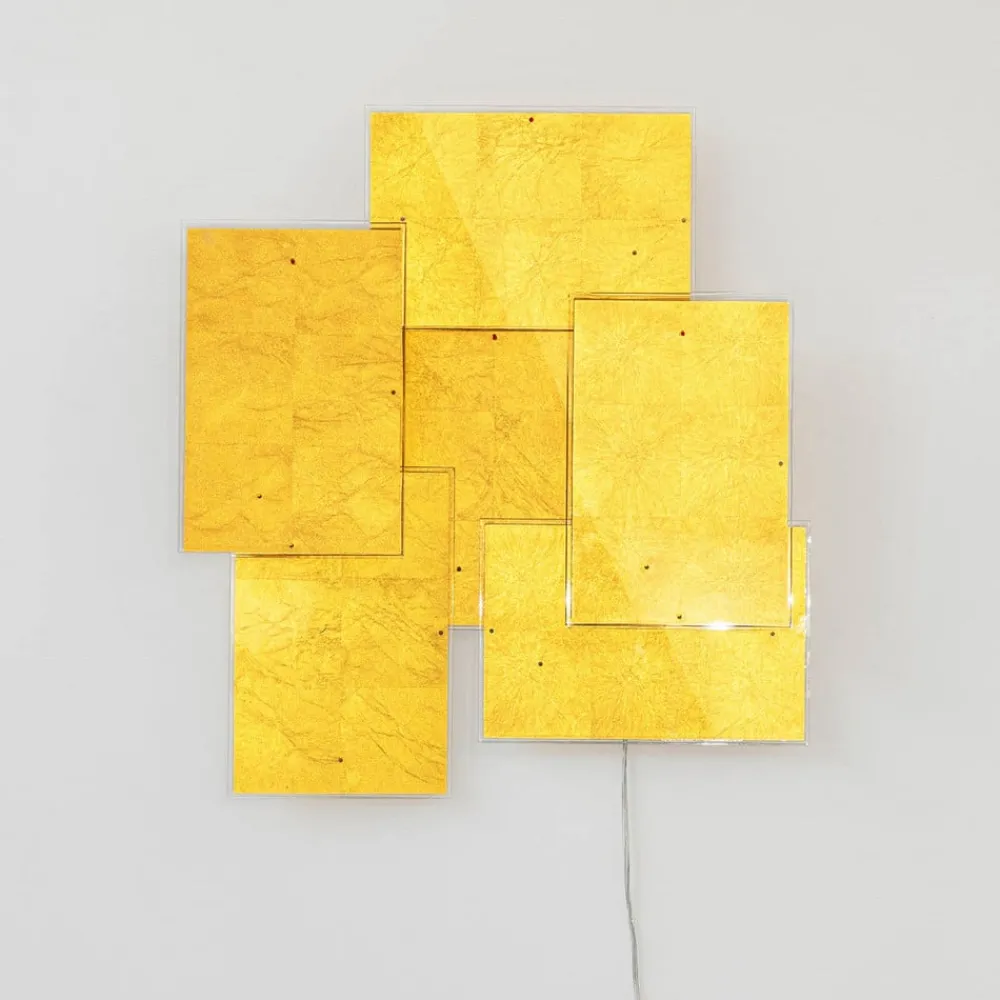 Ingo Maurer Væglamper>24 Karat Blau Flat væglampe