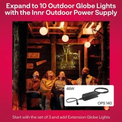 Innr Smart Outdoor Globe Colour LED-kugle, indsats^Innr Lighting Outlet