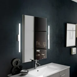 Irene LED-spejllampe, rund, bredde 50 cm^Ebir Best