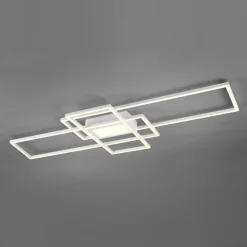 Trio Lighting Irvine LED-loftlampe, 3.000-6.500 K, mat hvid