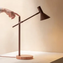 IT´S ABOUT ROMI IT'S ABOUT ROMI bordlampe Izmir, mørkerød, højde 59 cm