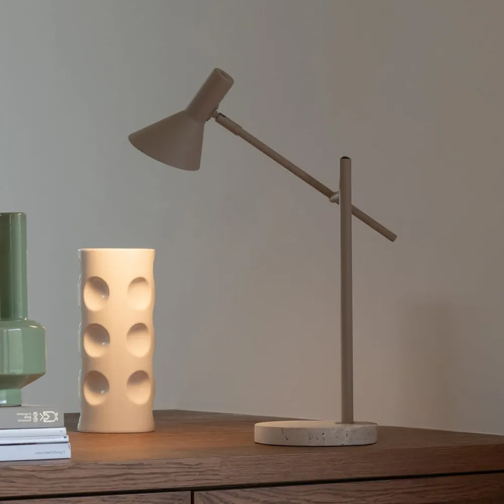 IT´S ABOUT ROMI IT'S ABOUT ROMI bordlampe Izmir, sandfarvet, højde 59 cm