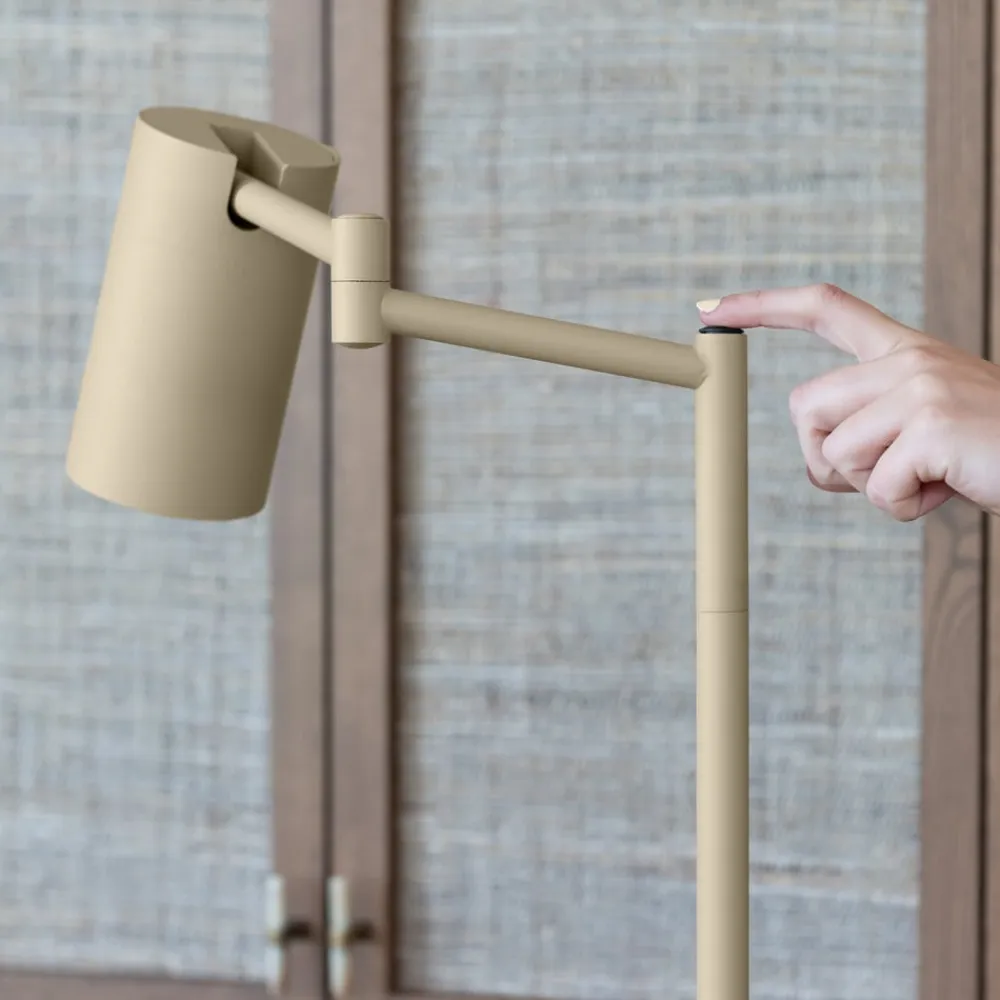 IT'S ABOUT ROMI Gulvlampe Bilbao, beige, højde 154 cm^IT´S ABOUT ROMI New