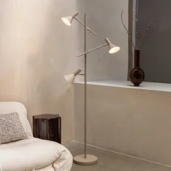 IT´S ABOUT ROMI Gulvlamper>IT'S ABOUT ROMI Gulvlampe Izmir, sandfarvet, 3 lyskilder