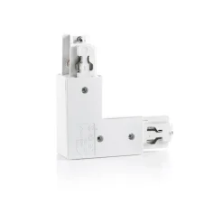 Ivela 90° hjørnejord udvendigt til LKM quadro, hvid