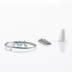 LKM rebophæng 200 cm, plade 6 cm, hvid^Ivela