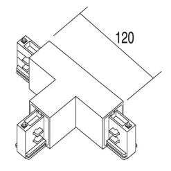 T-stik jord højre, hvid^Ivela Discount