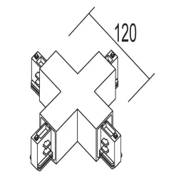 X-tilslutning, 3-fasesystem LKM, sort^Ivela Sale