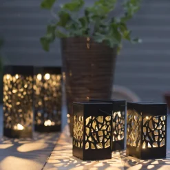 STAR TRADING Izola Mini LED-solcellelampe i sæt af 3