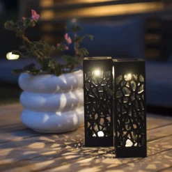 STAR TRADING Izola Mini LED-solcellelampe i sæt af 3