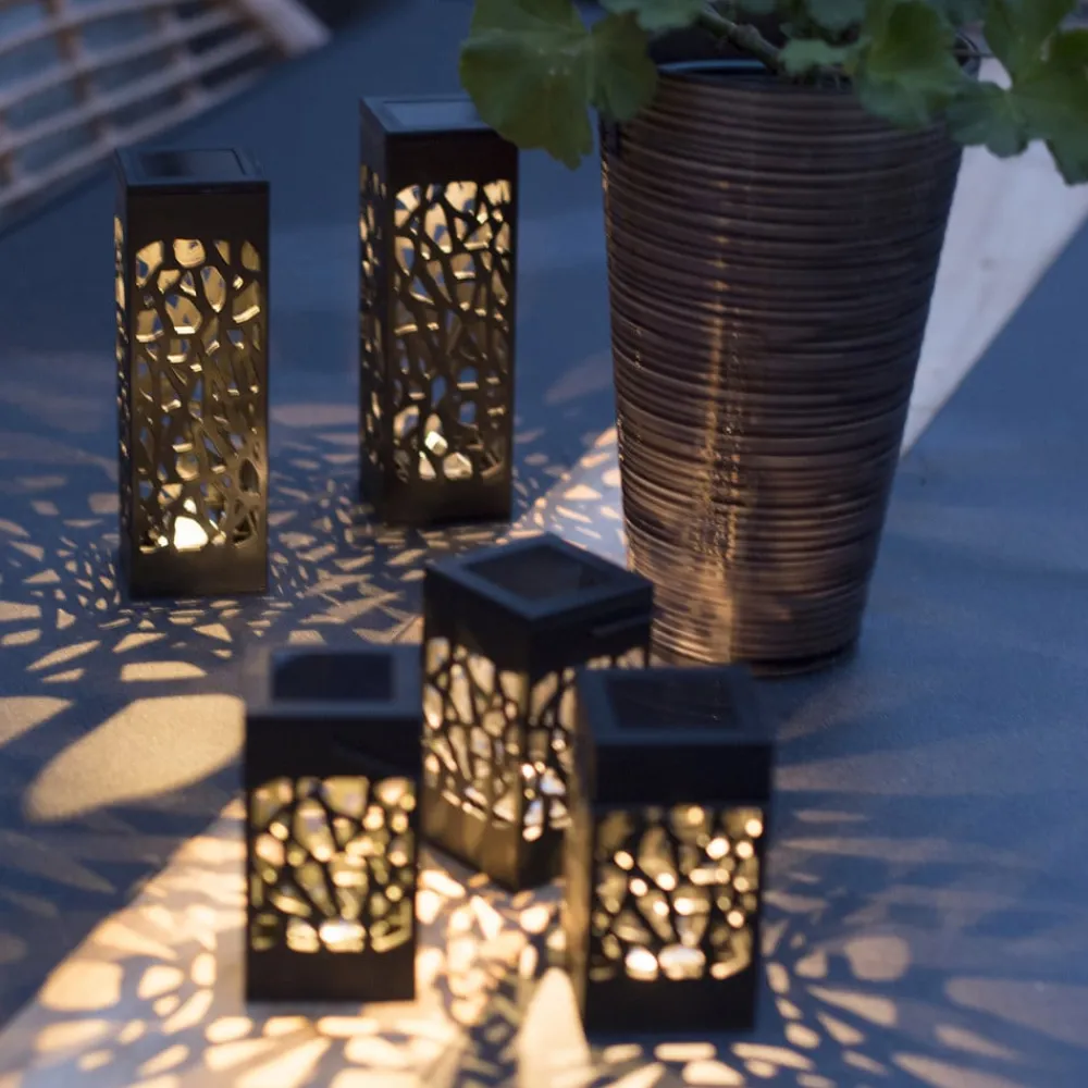 STAR TRADING Izola Mini LED-solcellelampe i sæt af 3