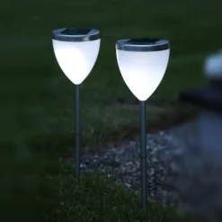 STAR TRADING Solcellelamper>JANNIK dekorativ LED-solcellelampe, sæt m. 2 stk.