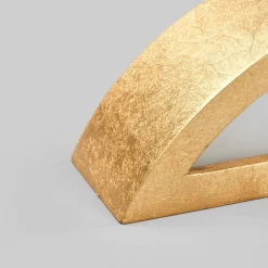 Lindby Jasin - væglampe med gylden overflade