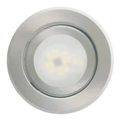 Joanie indbygningslampe med LED, børstet alu^Busch Best