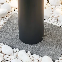 Lindby Jordis LED-gadelampe i mørkegrå