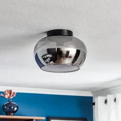 Lucide Judi loftslampe af glas, Ø 30,5 cm