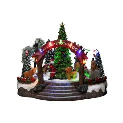 Konstsmide Christmas Dekorationsbelysning|Julepynt>Jule-zoo borddekoration, farverige LED'er og musik