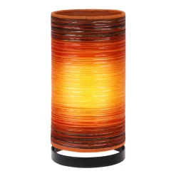 Woru Julie bordlampe med trådomvikling, orange