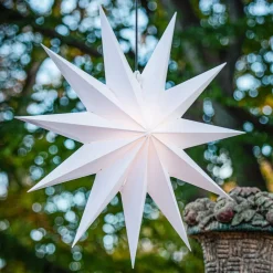 STERNTALER Jumbo stjerne, udendørs, 11 takker, Ø 100 cm hvid