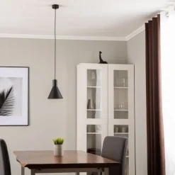 TK Lighting Jump-pendel, sort, Ø 20 cm