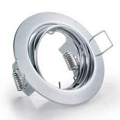 Trio Lighting Jura indbygningslampe, rund, krom