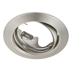 Jura indbygningslampe, rund, mat nikkel^Trio Lighting Clearance