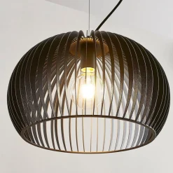 Jusra pendellampe i sort metal, 1 lyskilde.^Lindby Discount