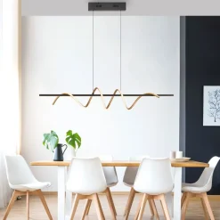 JUST LIGHT. GmbH Pendellamper|Pendellamper>JUST LIGHT. Emanda hængelampe, jern, sort messing