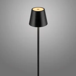 JUST LIGHT. GmbH JUST LIGHT. Euria LED-gulvlampe, sort, jern, IP54