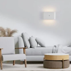 JUST LIGHT. GmbH JUST LIGHT. LED-batteridrevet væglampe Ziddy, hvid, sensor 3.000 K