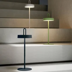 JUST LIGHT. GmbH JUST LIGHT. LED-bordlampe Amag grå-beige jern IP44