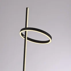 JUST LIGHT. GmbH JUST LIGHT. LED-gulvlampe Ritus sort jern Dæmper 3.000 K