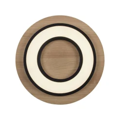 JUST LIGHT. GmbH JUST LIGHT. Loftlampe Tola, rund, træ, 3.000 K