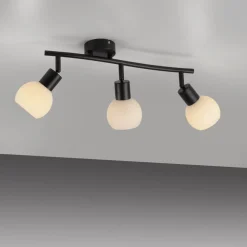 JUST LIGHT. GmbH JUST LIGHT. Loki loftlampe, 3 lyskilder, lang, sort, jern