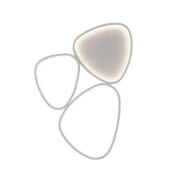 JUST LIGHT. GmbH JUST LIGHT. Pebbles loftlampe, hvid, dæmpbar