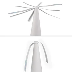 JUST LIGHT. Swat fluepiskeris, batteridrevet, hvid^JUST LIGHT. GmbH New