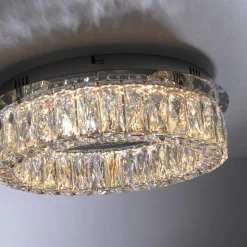 JUST LYS. Kulunka loftlampe, jern, krystalglas^JUST LIGHT. GmbH Outlet