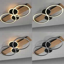 JUST LYS. Trooper loftlampe, jern, træ^JUST LIGHT. GmbH New