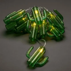 Konstsmide Season Kakteen LED-lyskæde, batteridrevet