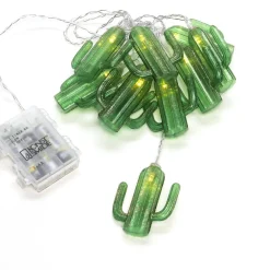 Konstsmide Season Kakteen LED-lyskæde, batteridrevet