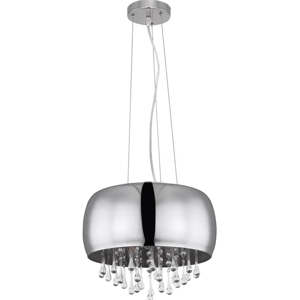 Kalla hængelampe med dekorative glaskrystaller^Globo Hot