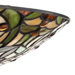 Kami loftlampe i Tiffany-stil^QUOIZEL Clearance