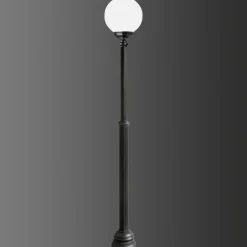 LCD Kandelaber 1143, 1 lyskilde, sort/hvid