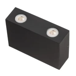 Kantet udendørs væglampe Henor med 4 LED^Lucande Clearance