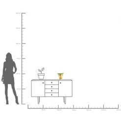 Banana Leaf dekorativ skål, guld/grøn, håndmalet^KARE