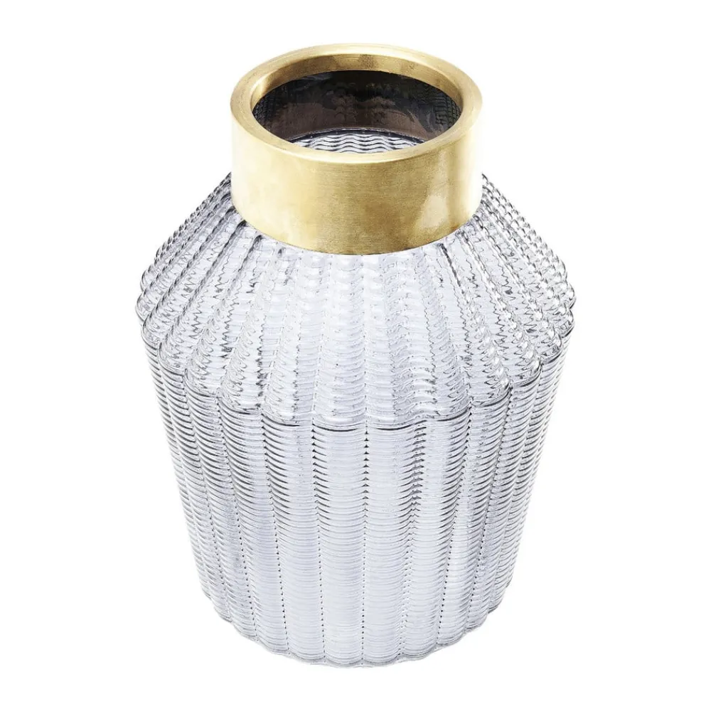 Barfly-vase, grå, glas, højde 30 cm, mundblæst^KARE Clearance